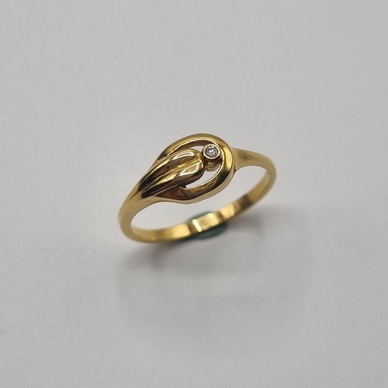 Damenring Gelbgold