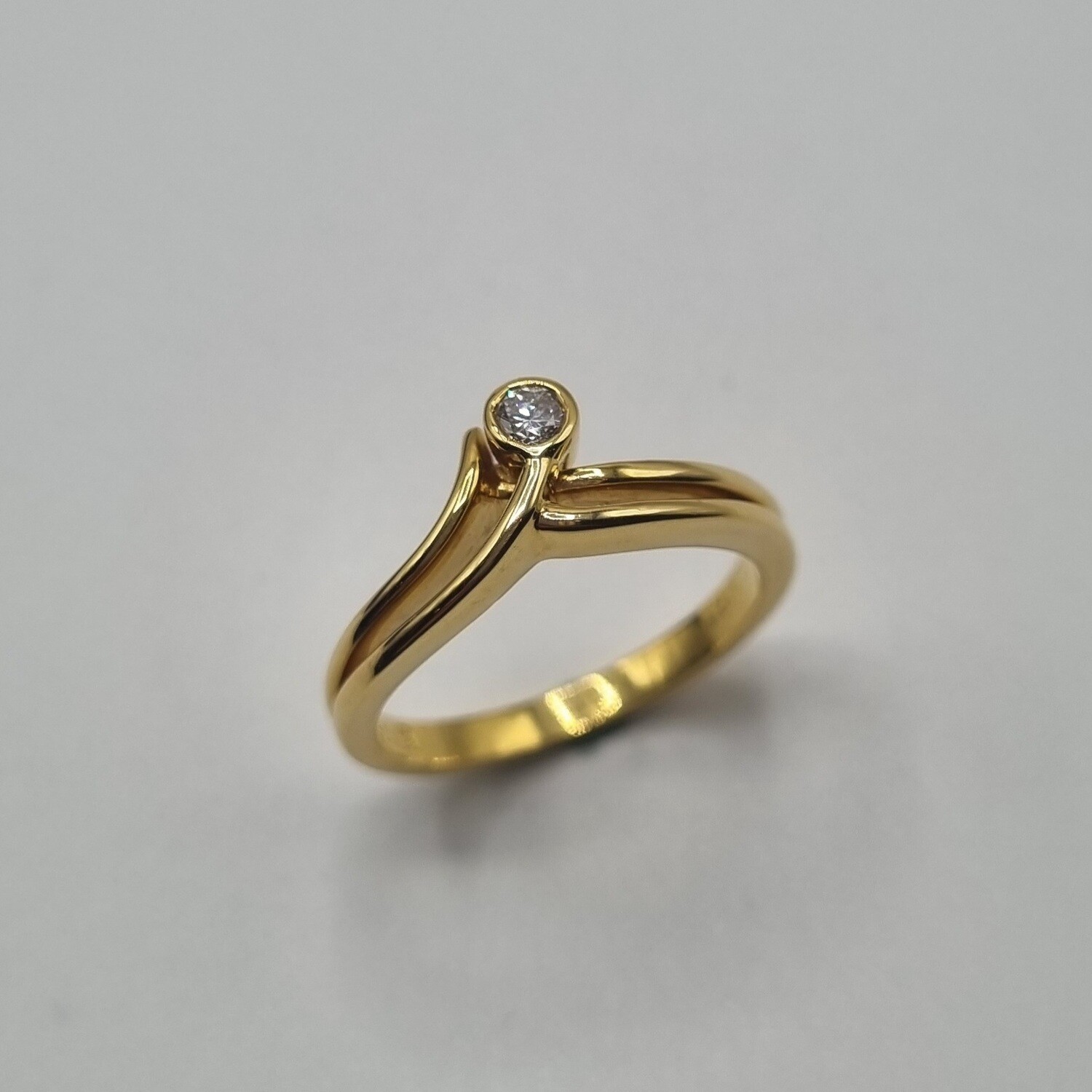 Damenring Gelbgold