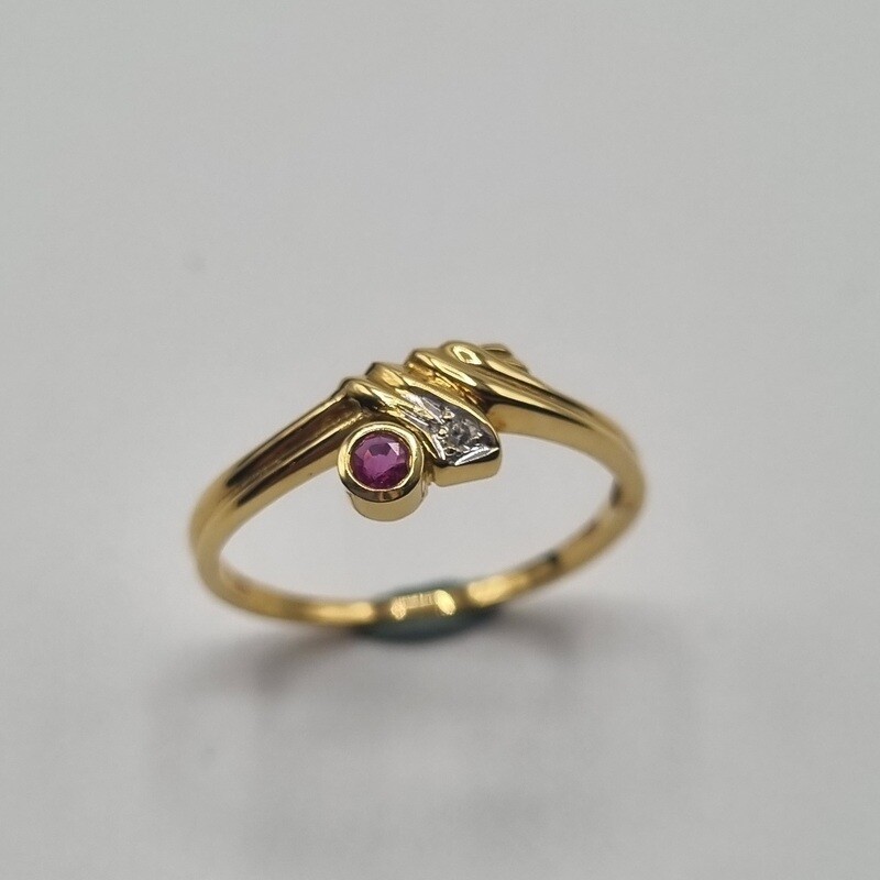 Damenring Gelbgold