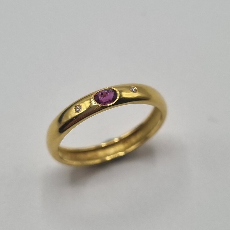 Damenring Gelbgold