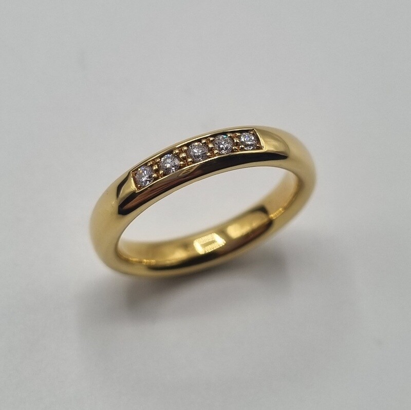 Damenring Gelbgold