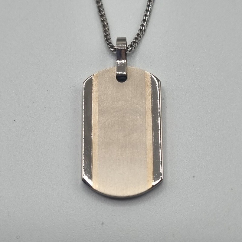 Anhänger Stahl/Silber