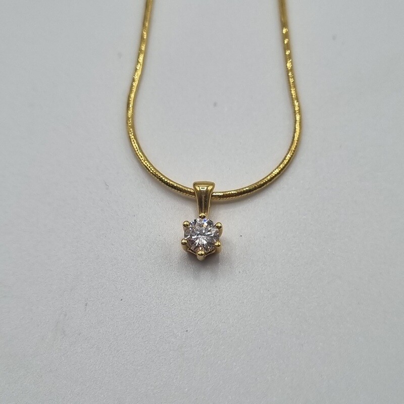 Anhänger Gelbgold