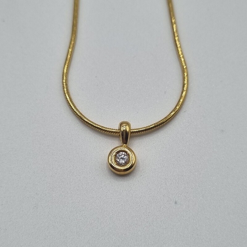 Anhänger Gelbgold