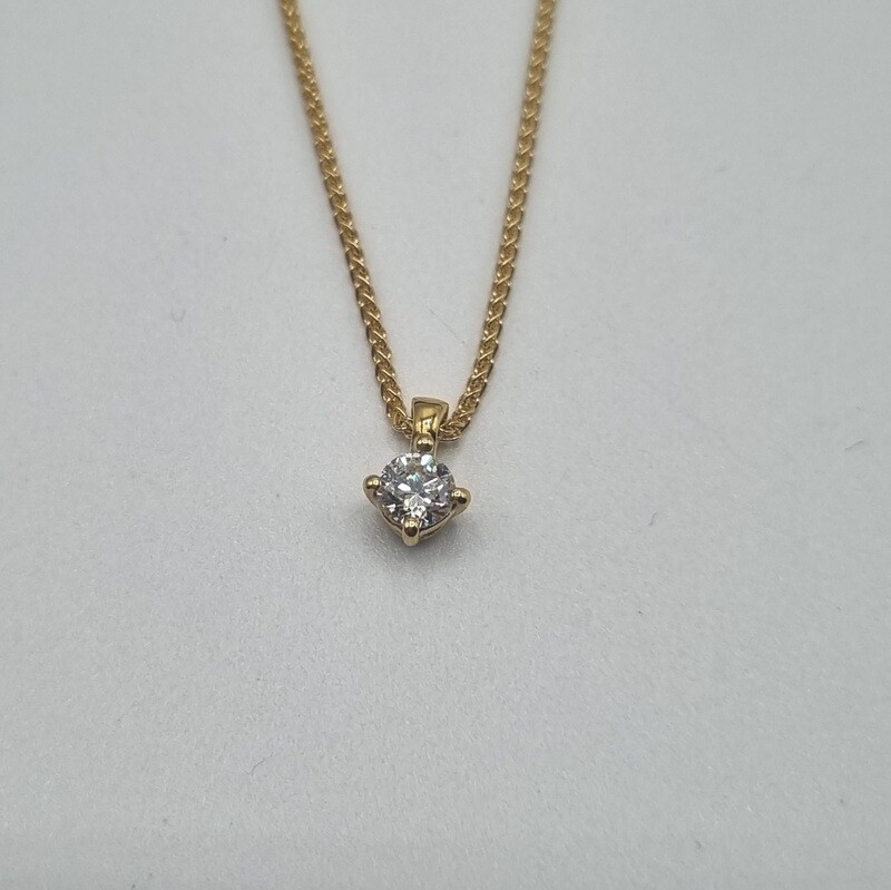 Anhänger Gelbgold