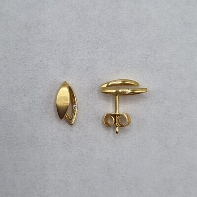 Ohrstecker Gelbgold
