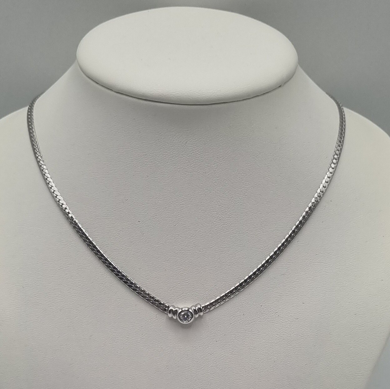 Collier Weissgold