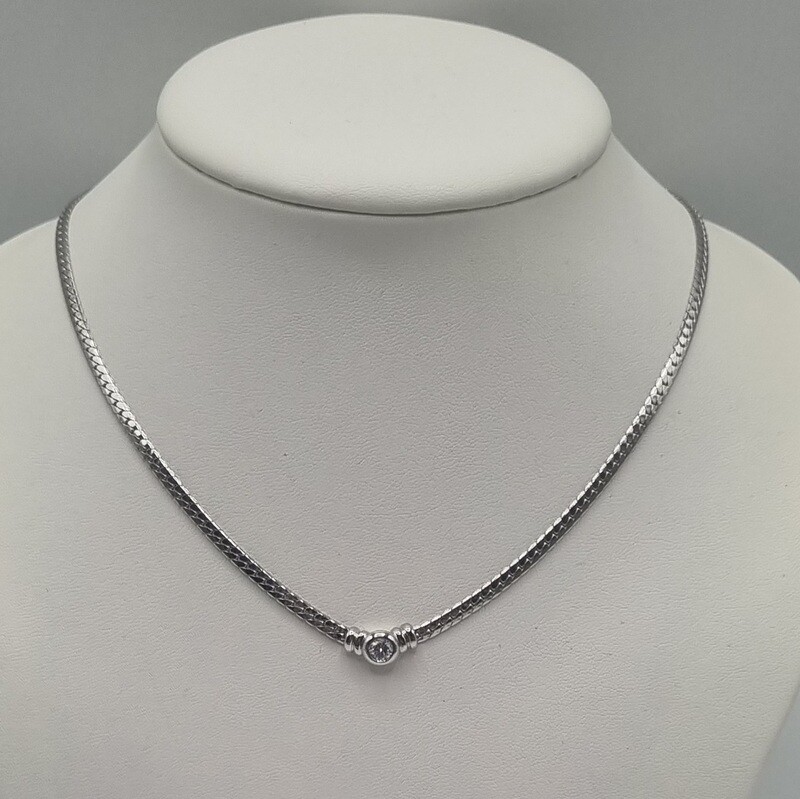 Collier Weissgold