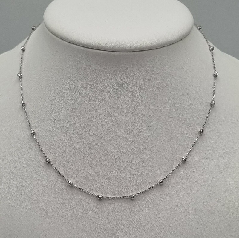 Halskette Weissgold