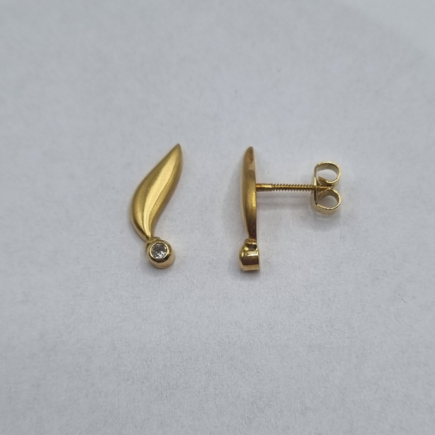 Ohrstecker Gelbgold