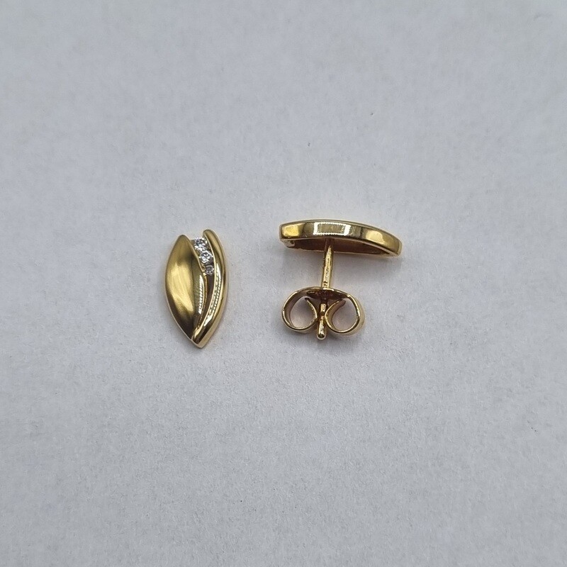 Ohrstecker Gelbgold