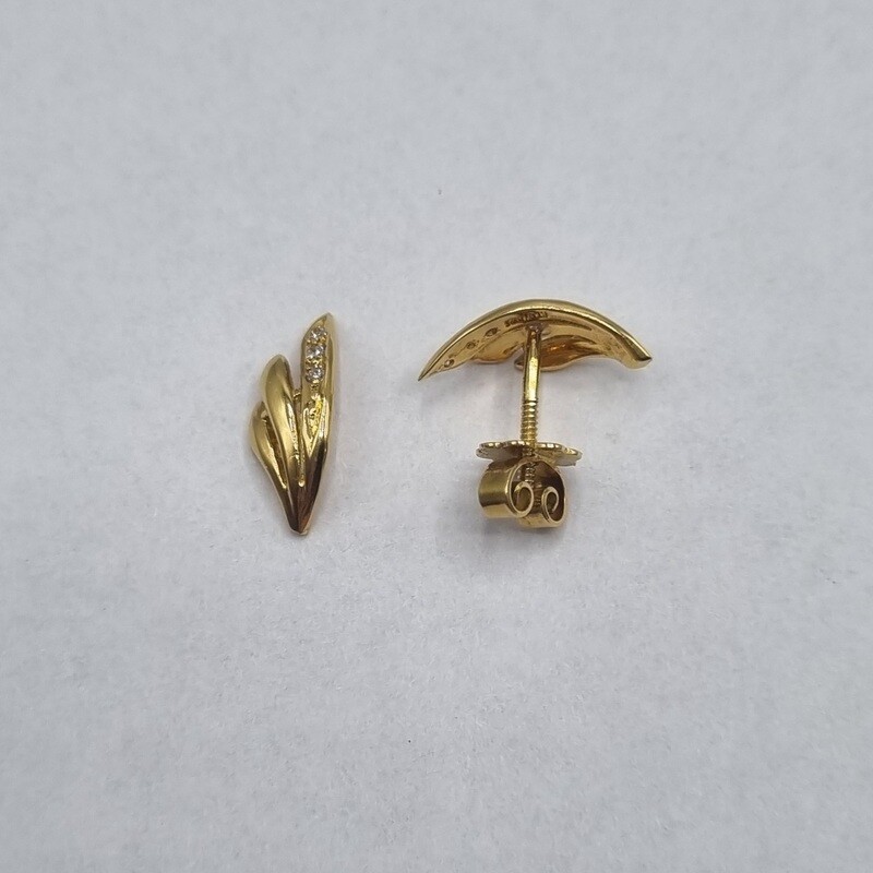 Ohrstecker Gelbgold