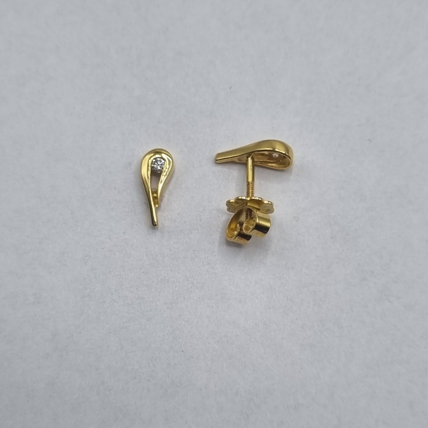 Ohrstecker Gelbgold