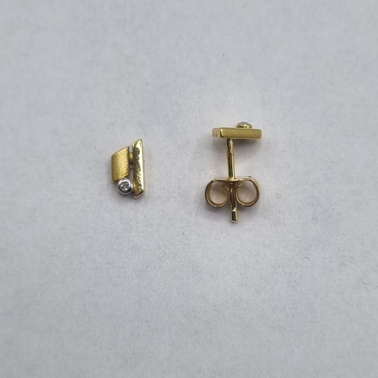 Ohrstecker Gelbgold