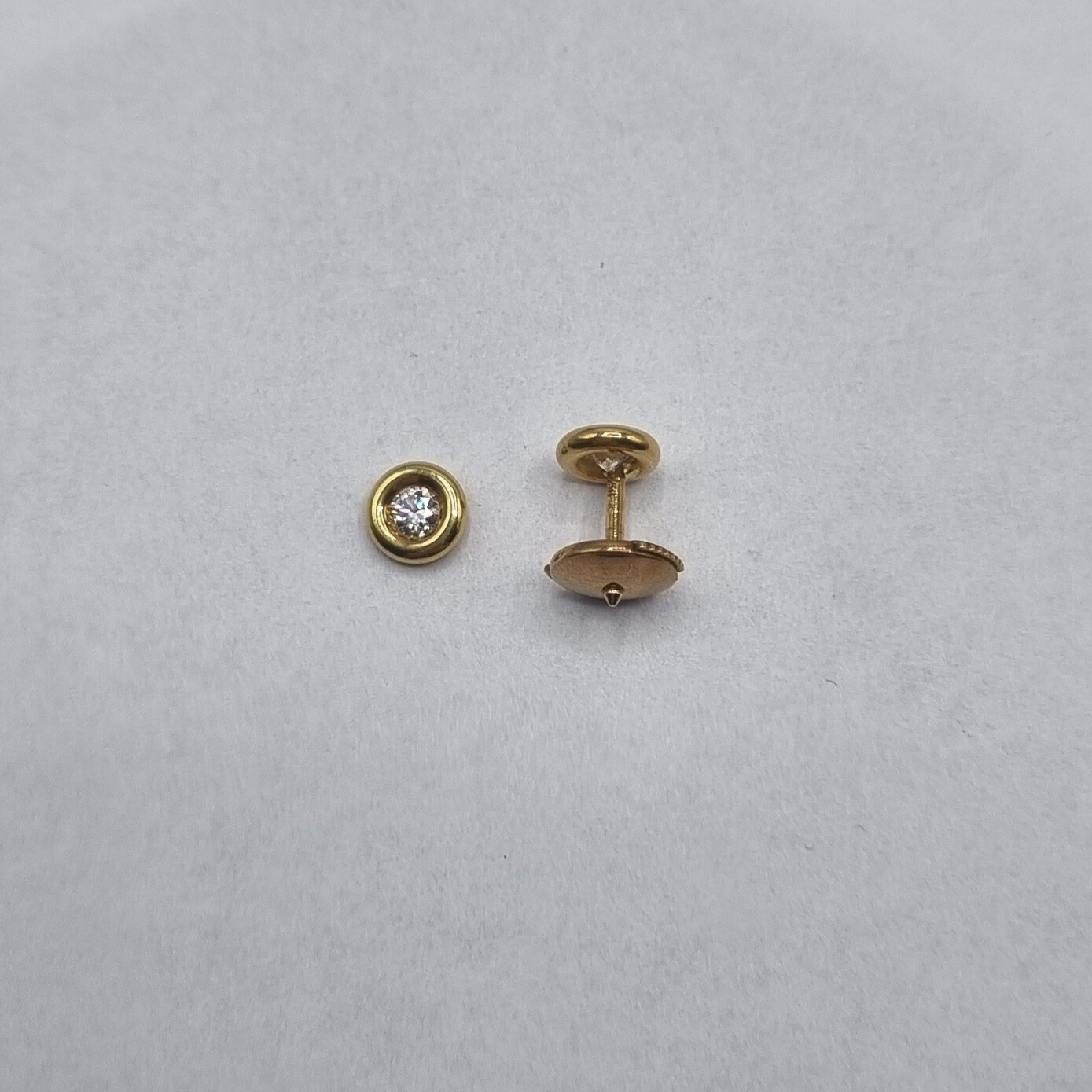 Ohrstecker Gelbgold