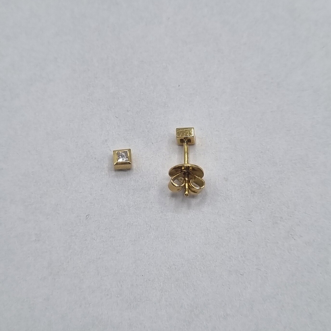 Ohrstecker Gelbgold