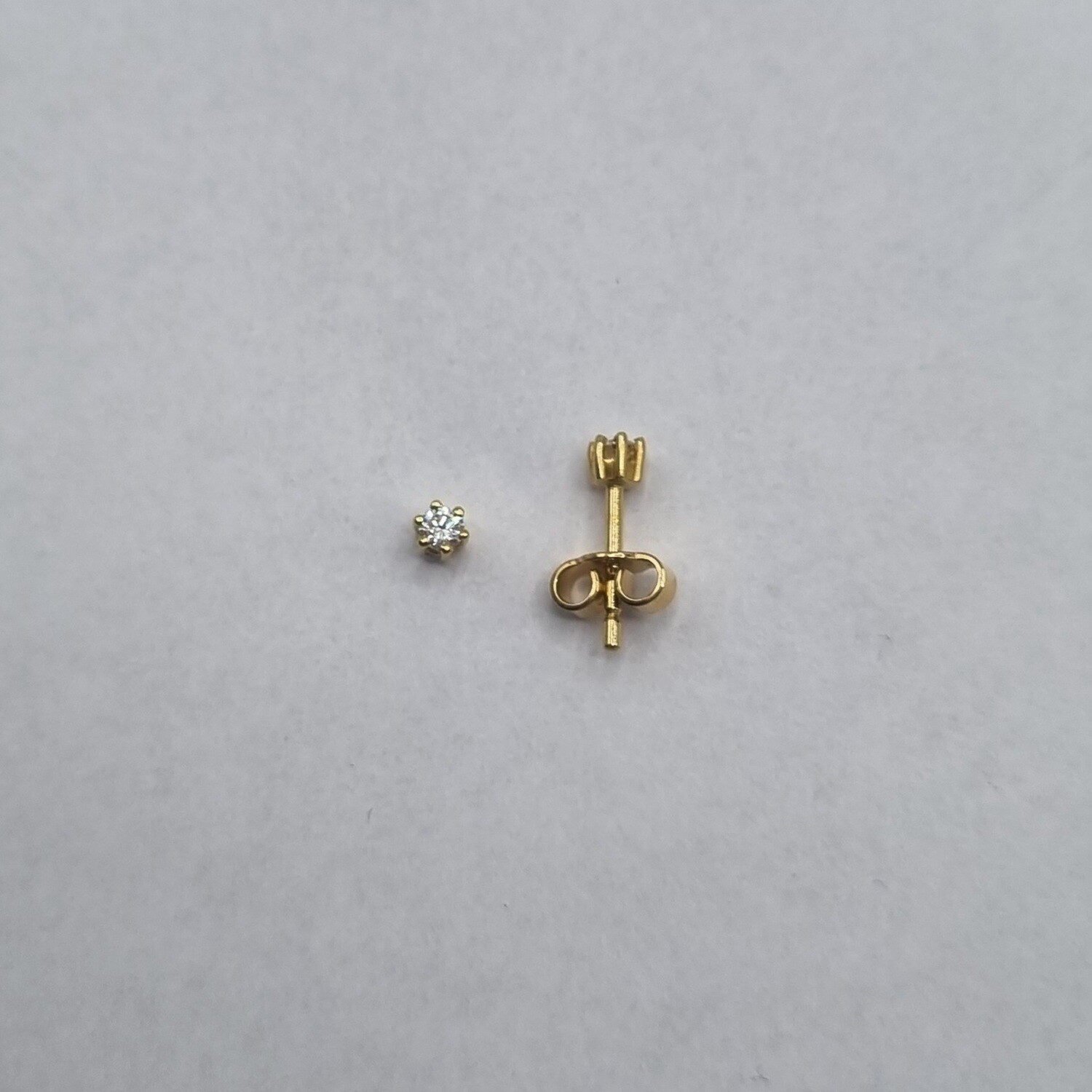 Ohrstecker Gelbgold