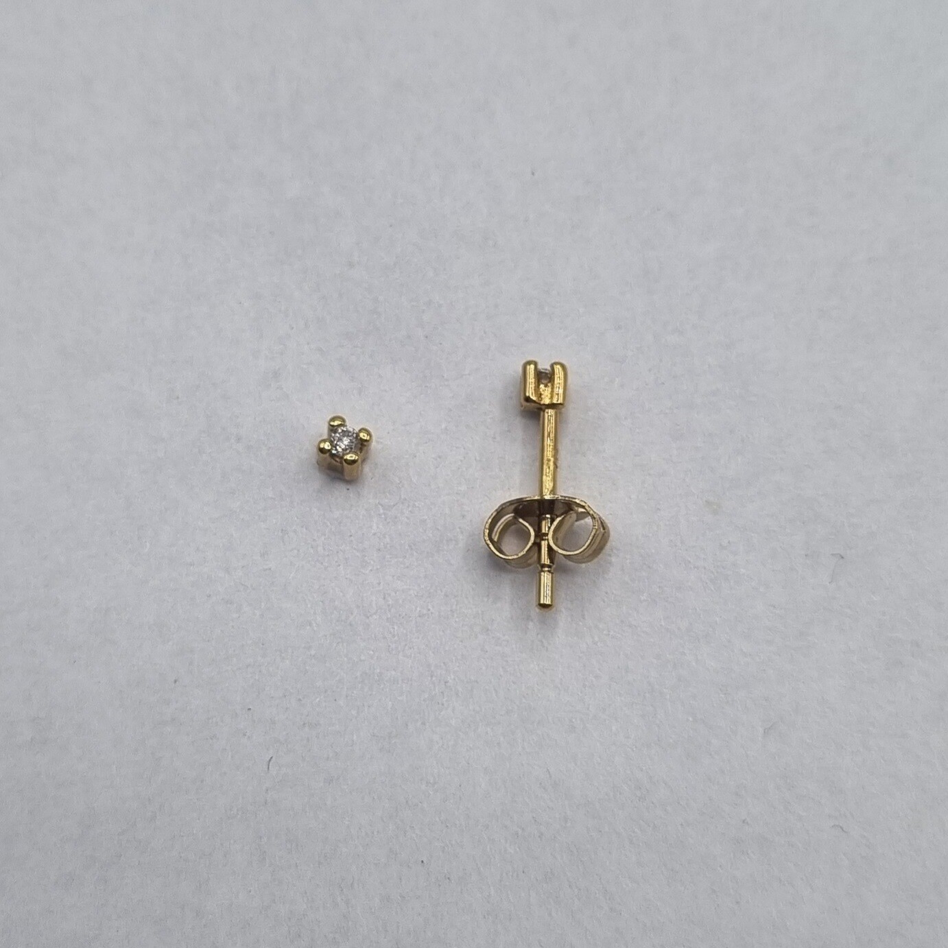 Ohrstecker Gelbgold