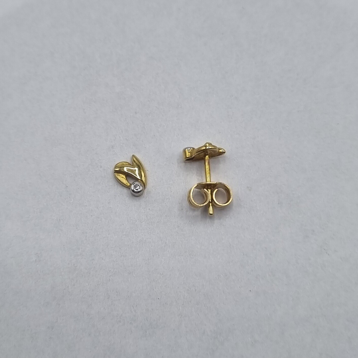 Ohrstecker Gelbgold