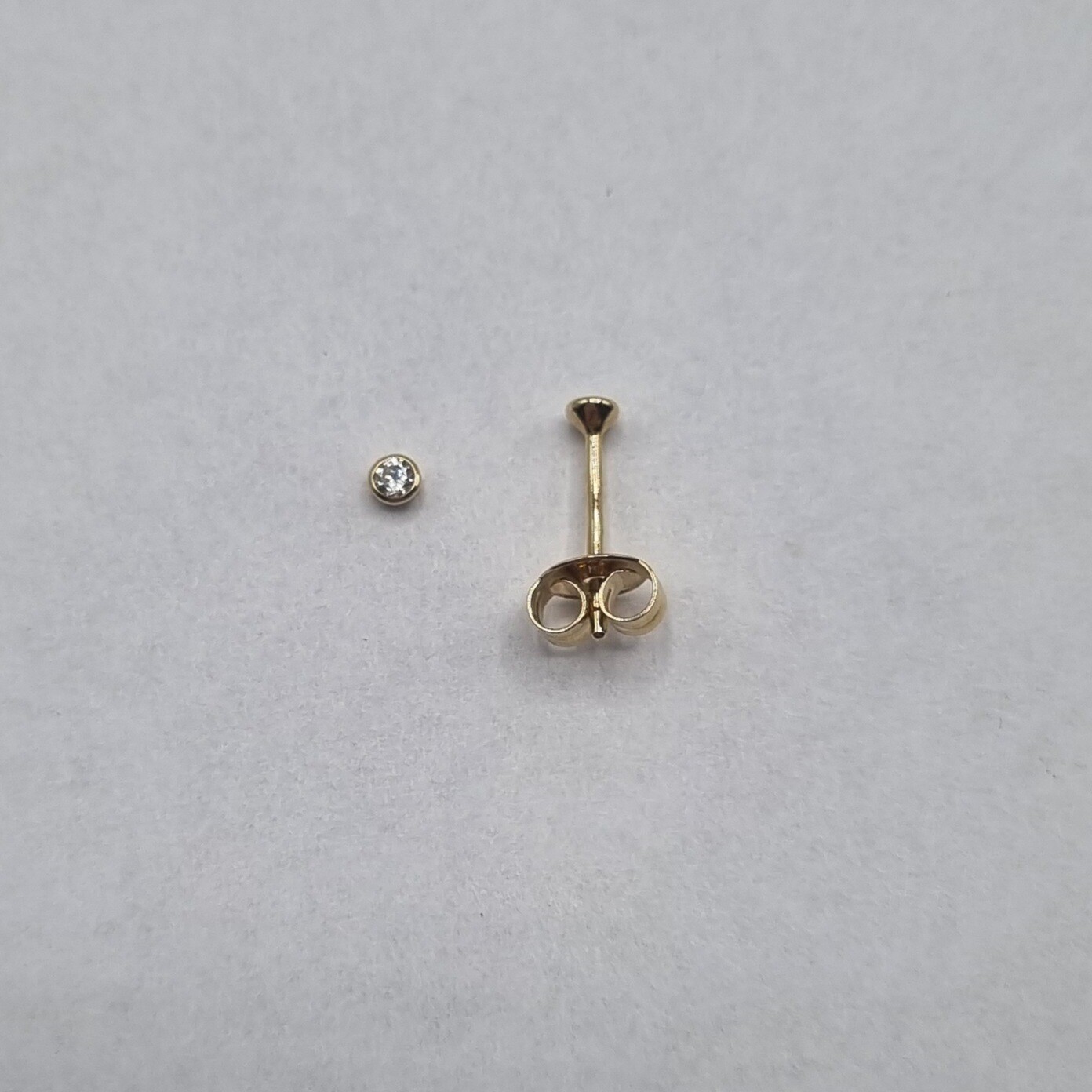 Ohrstecker Gelbgold