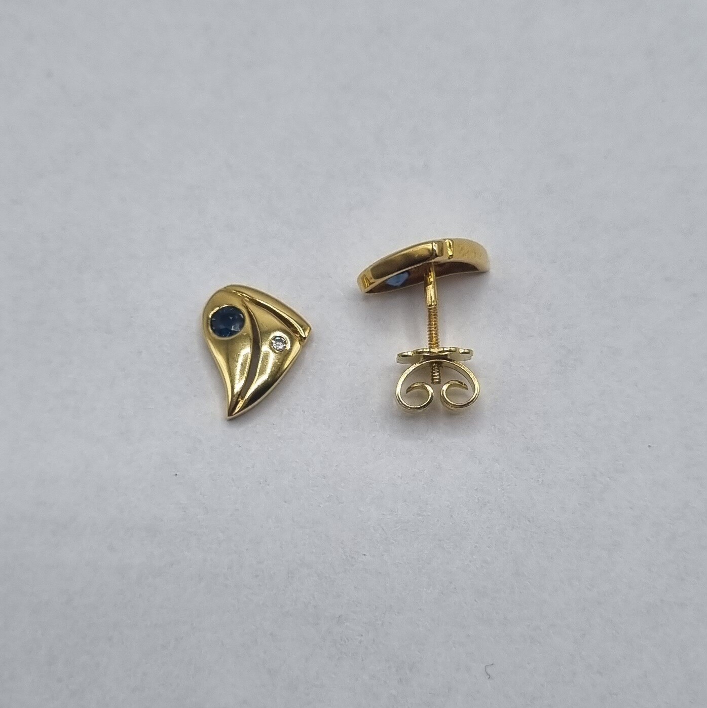Ohrstecker Gelbgold