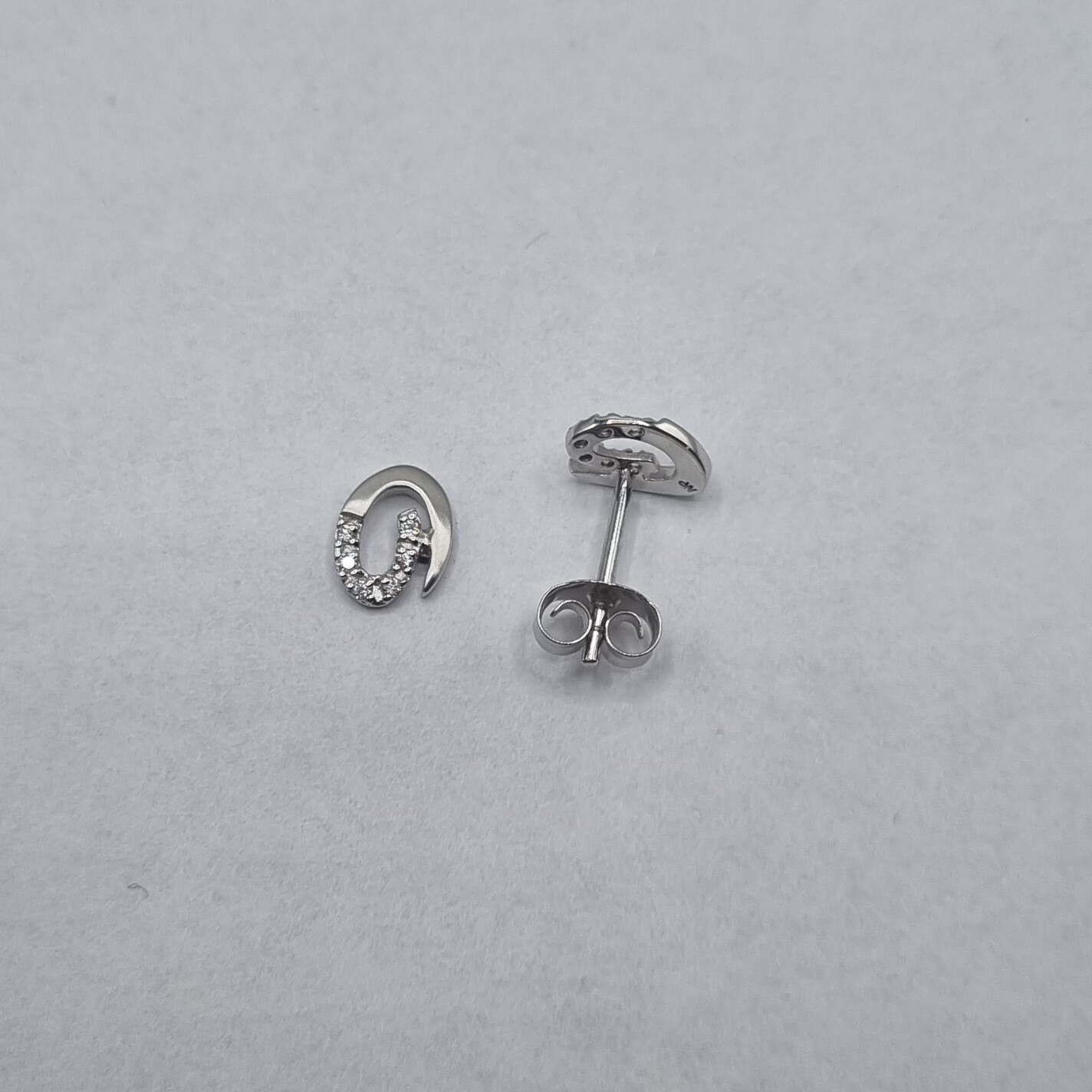 Ohrstecker Weissgold