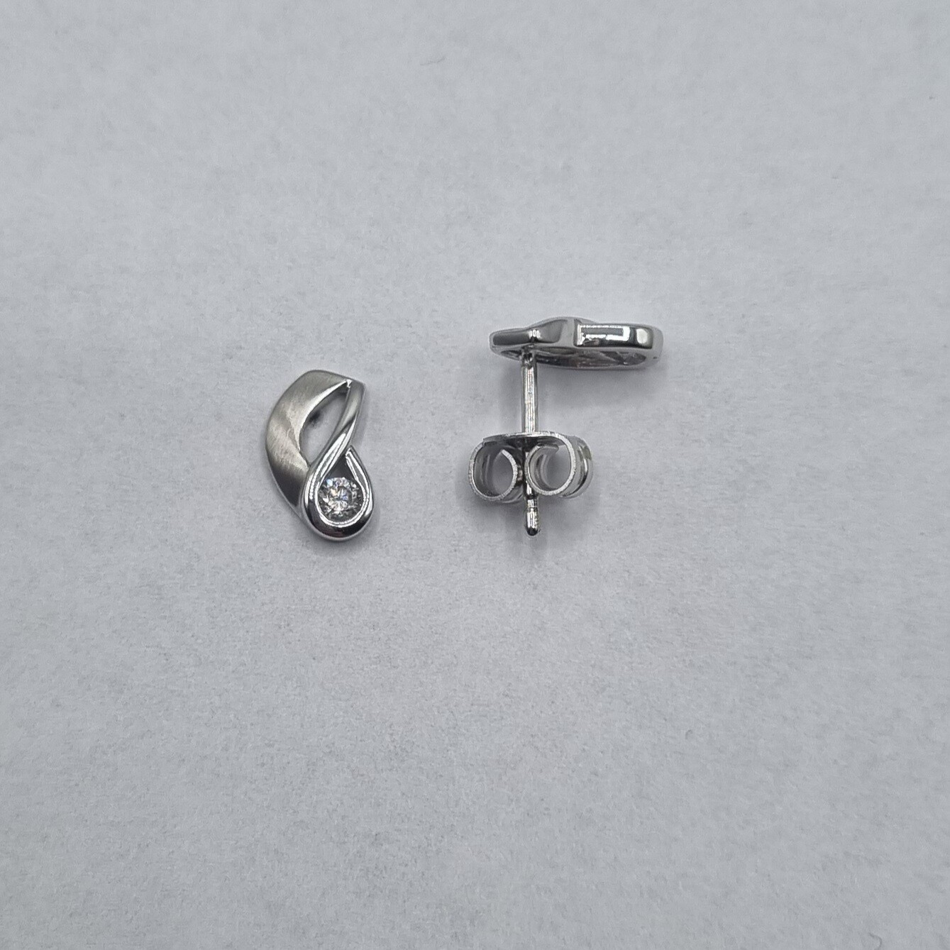 Ohrstecker Weissgold