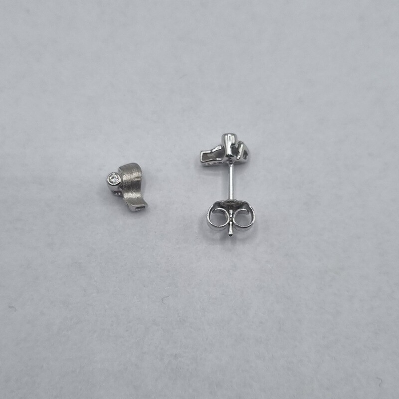 Ohrstecker Weissgold