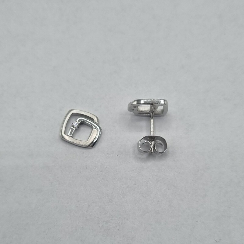 Ohrstecker Weissgold