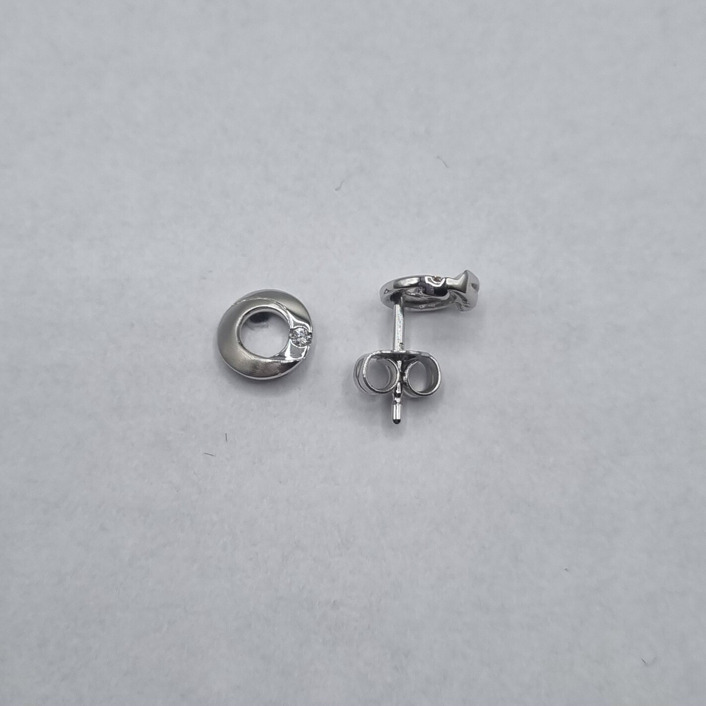 Ohrstecker Weissgold