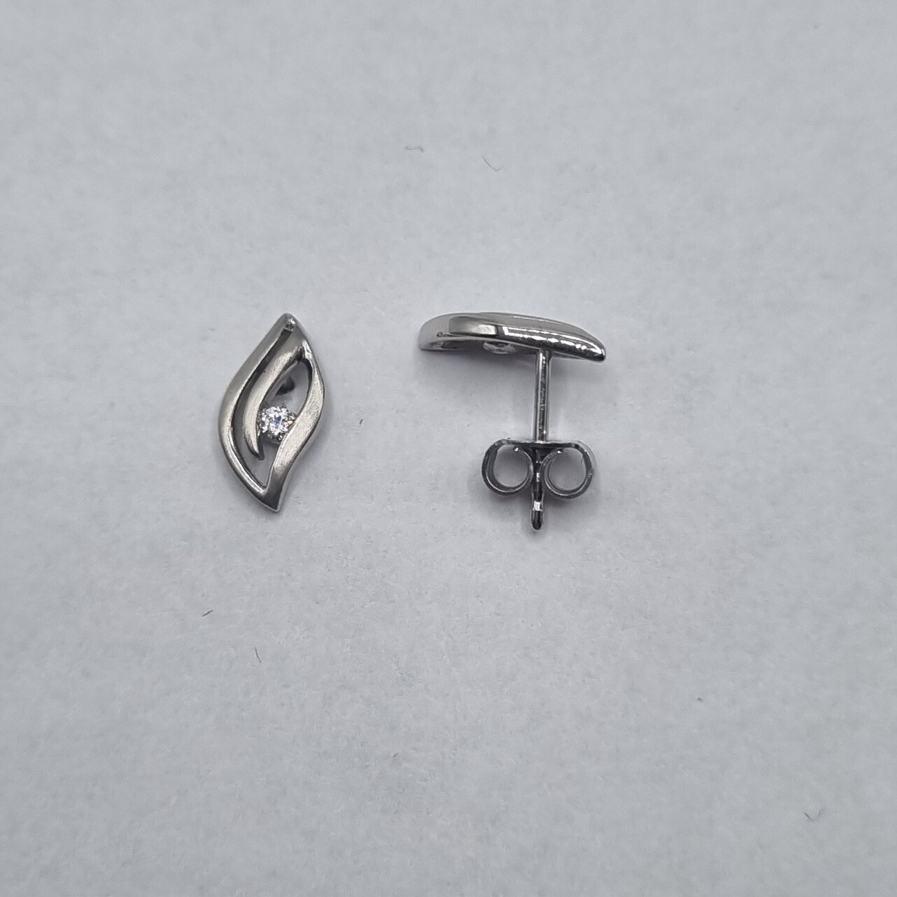 Ohrstecker Weissgold