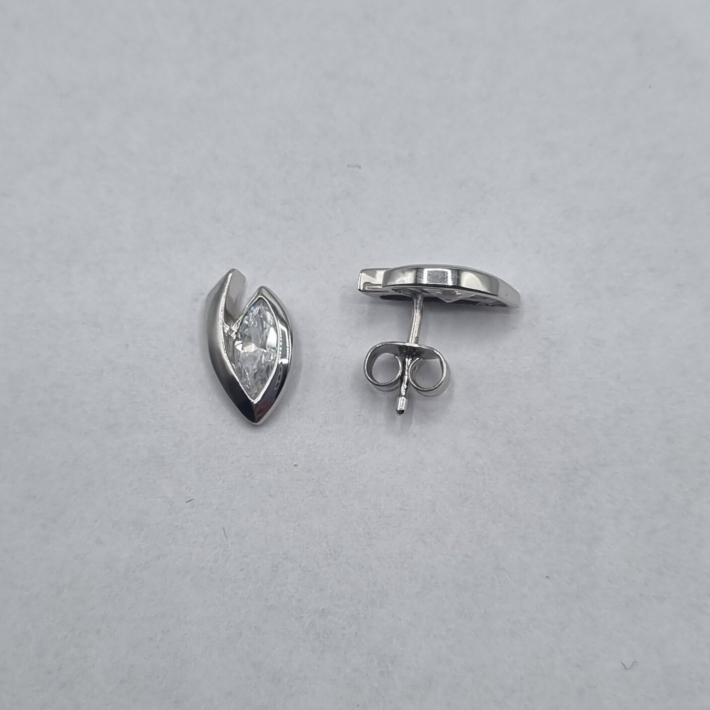 Ohrstecker Weissgold