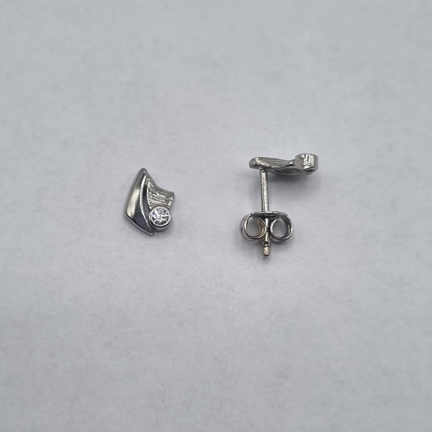Ohrstecker Weissgold