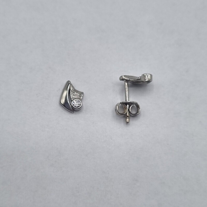 Ohrstecker Weissgold