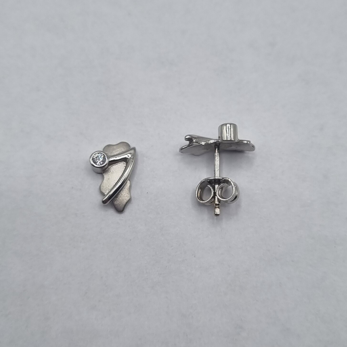 Ohrstecker Weissgold