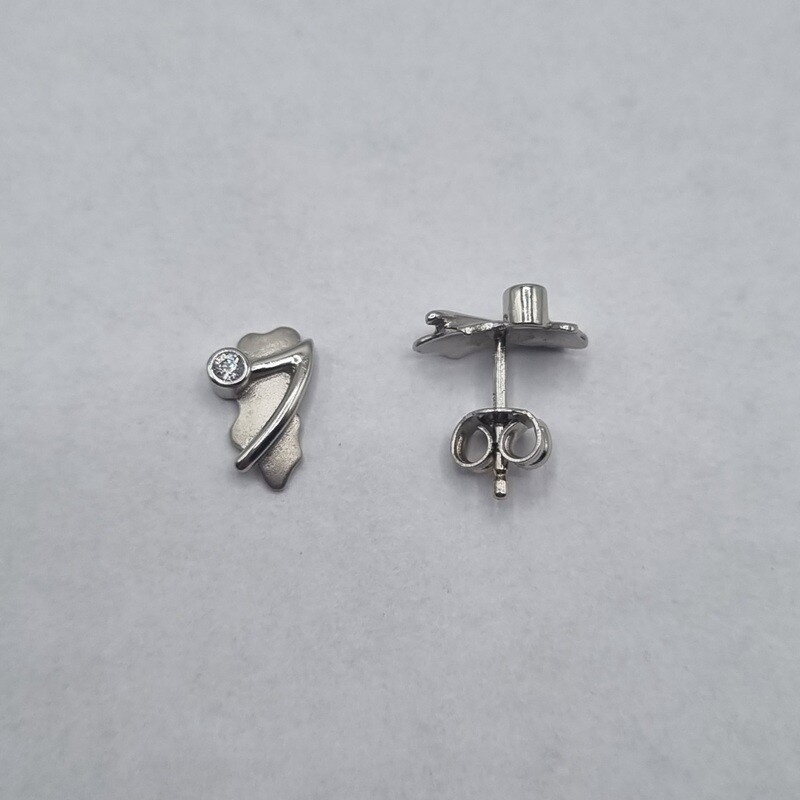 Ohrstecker Weissgold