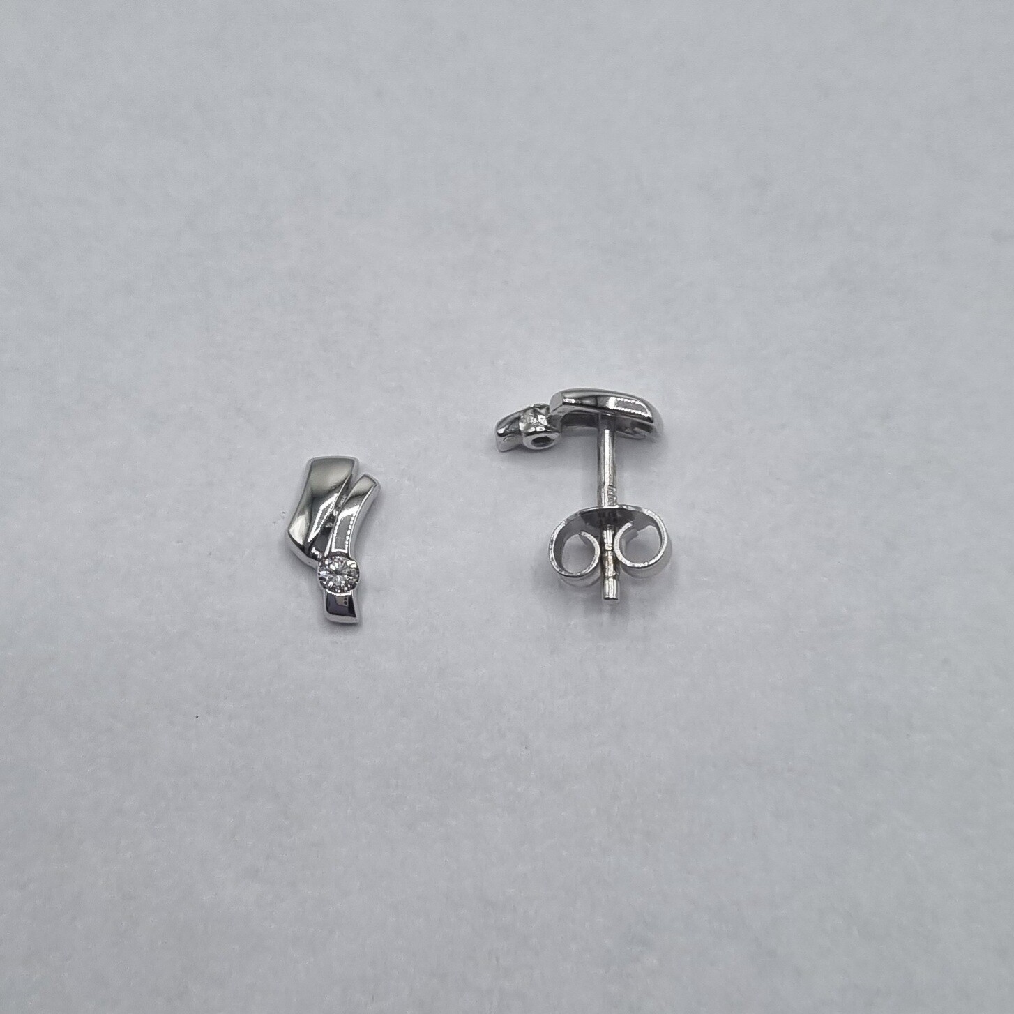 Ohrstecker Weissgold