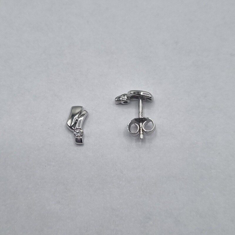 Ohrstecker Weissgold