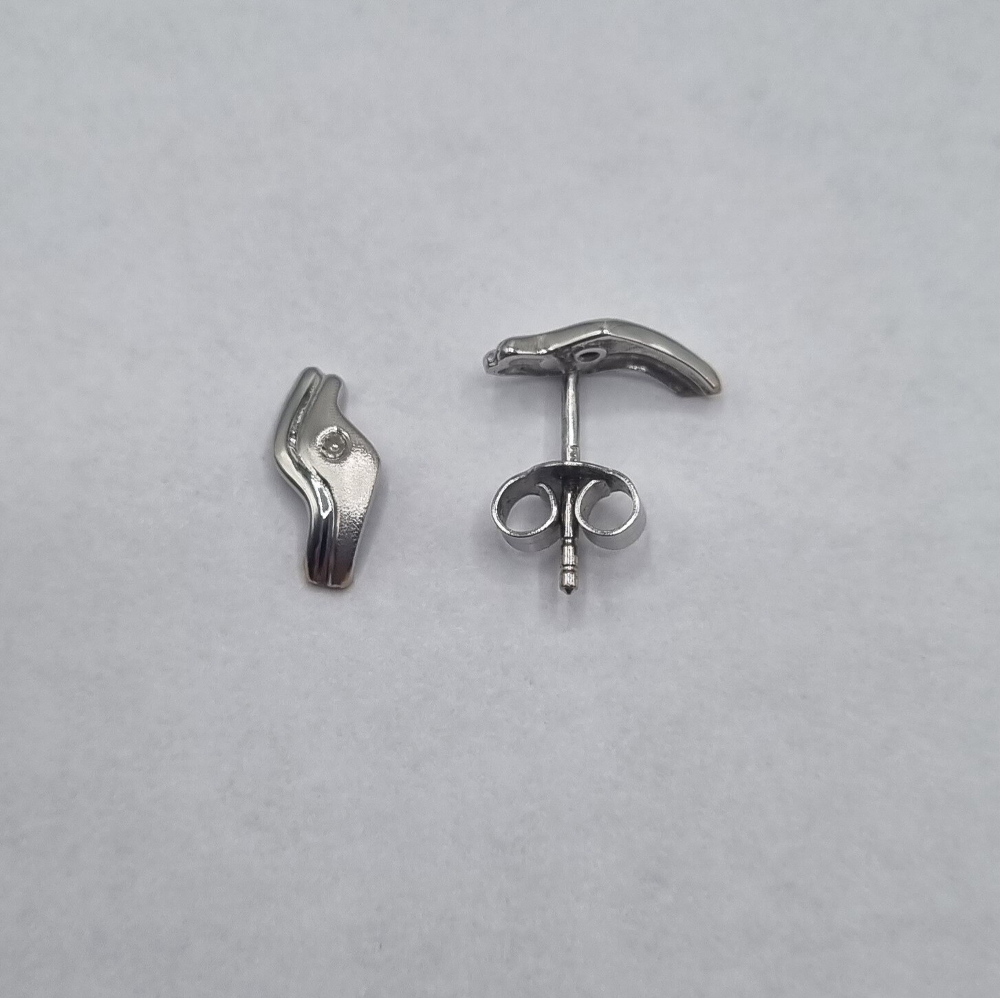 Ohrstecker Weissgold