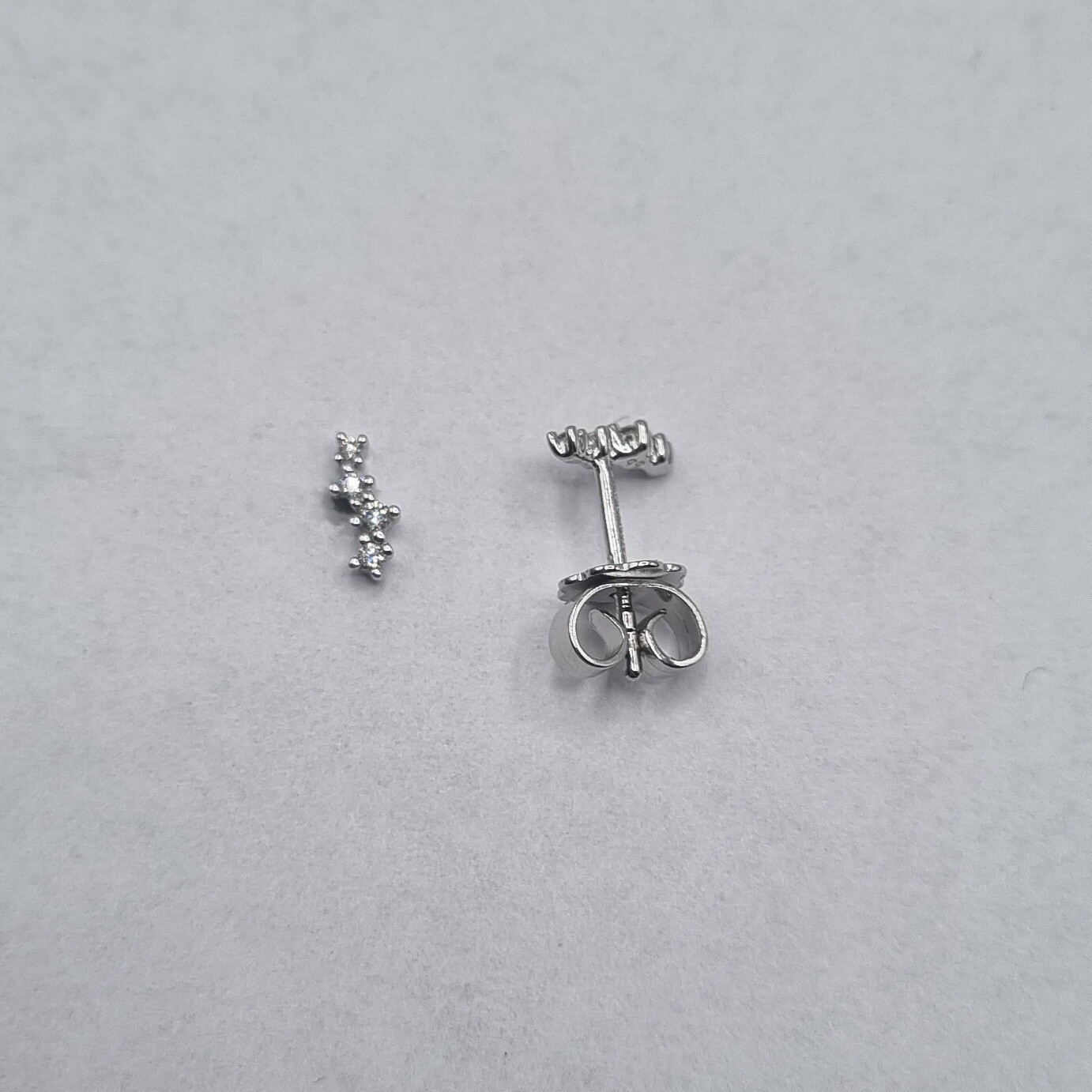Ohrstecker Weissgold
