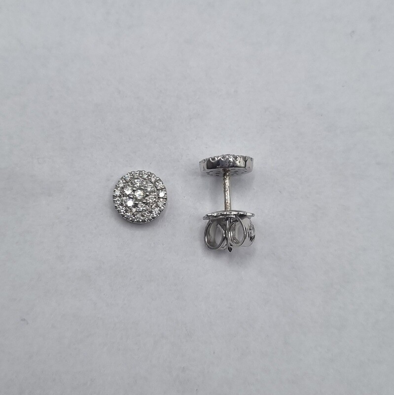 Ohrstecker Weissgold