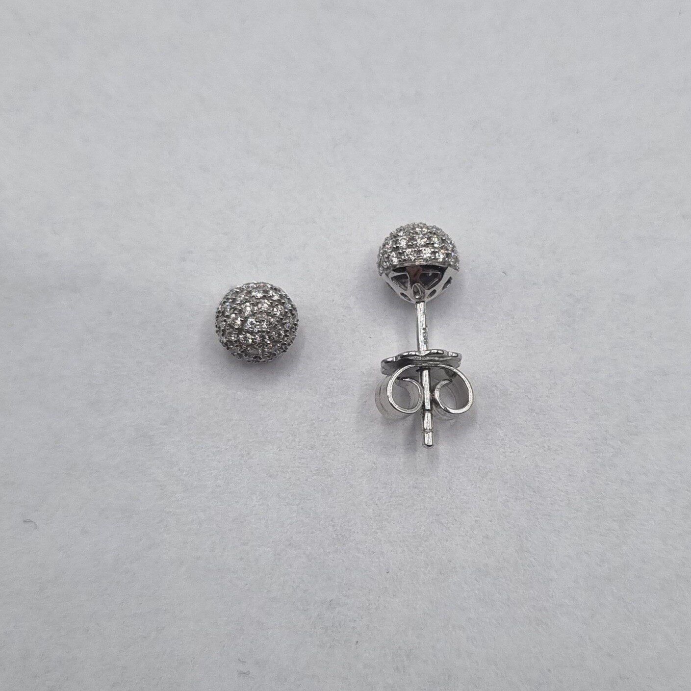Ohrstecker Weissgold