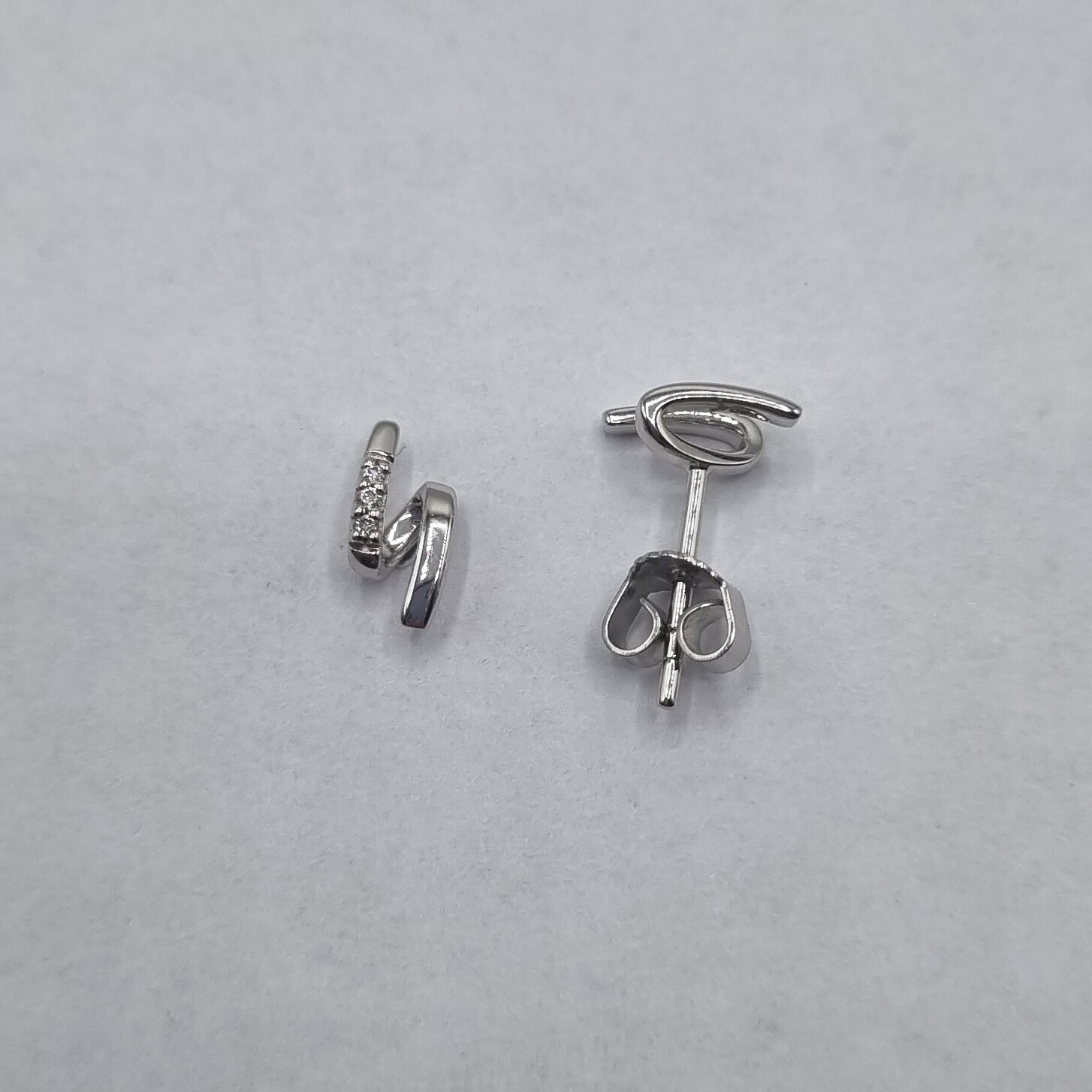 Ohrstecker Weissgold