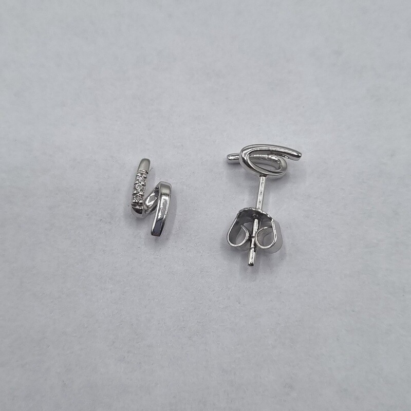 Ohrstecker Weissgold
