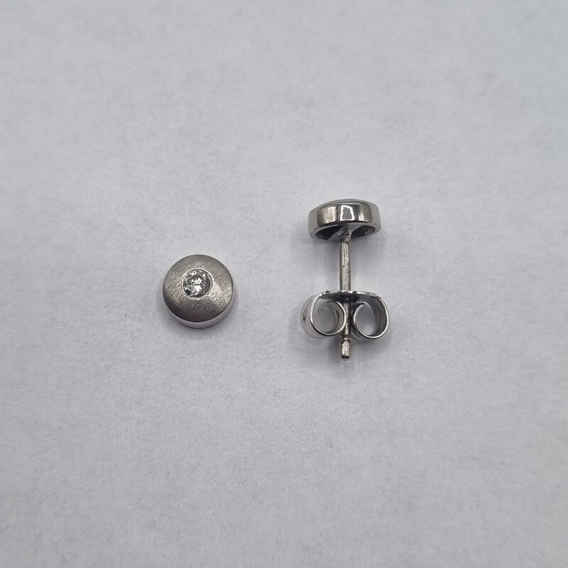 Ohrstecker Weissgold
