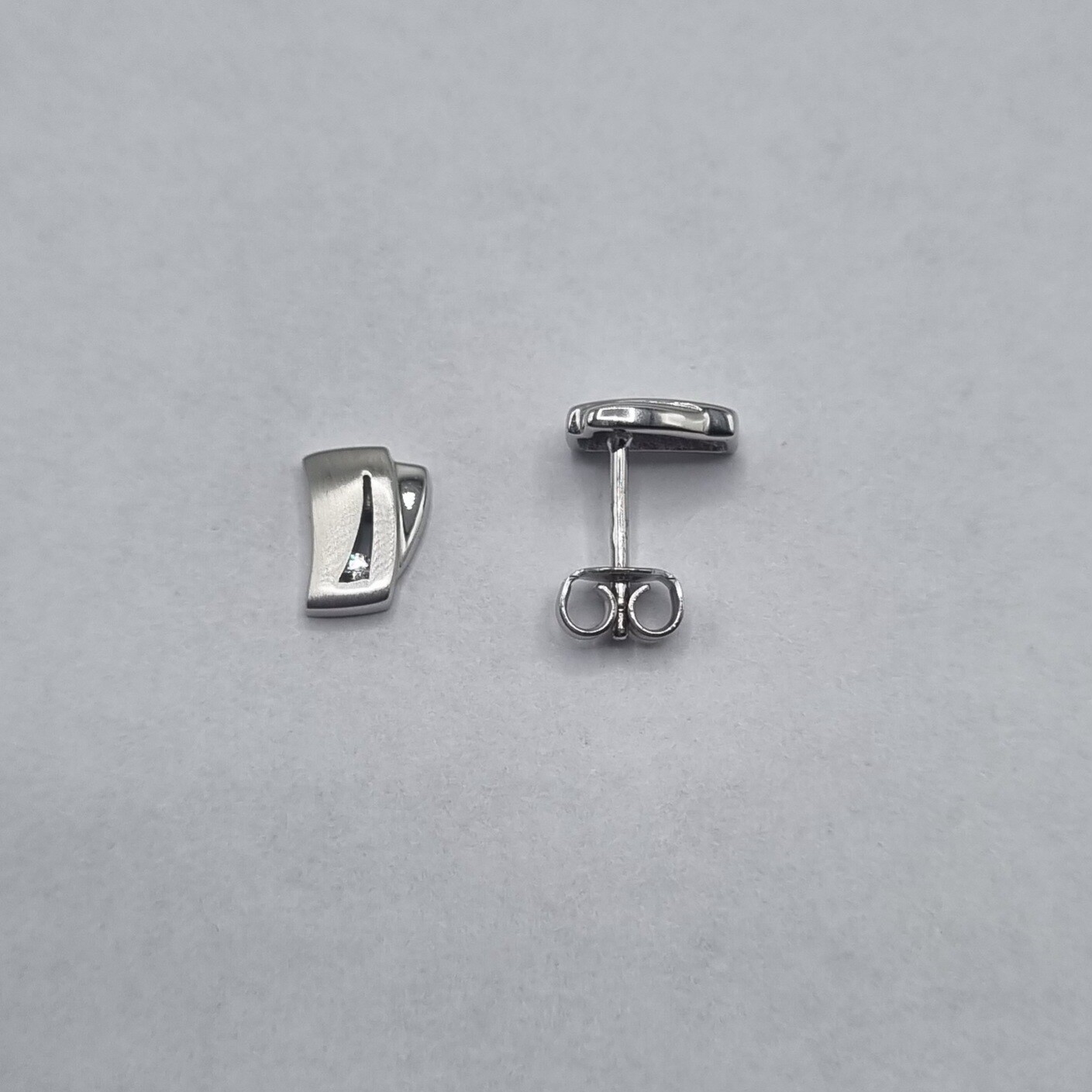 Ohrstecker Weissgold