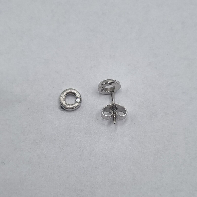 Ohrstecker Weissgold