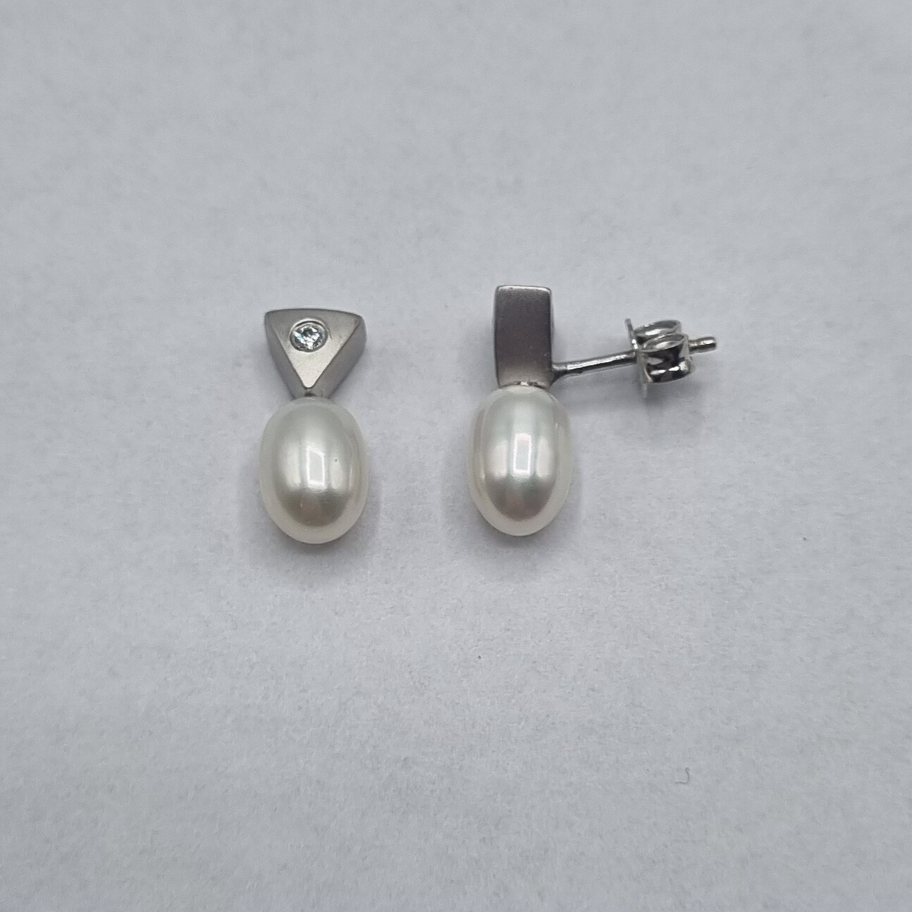 Ohrstecker Weissgold