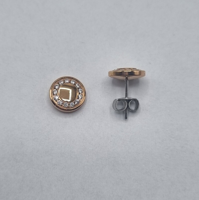 Ohrstecker Stahl Rosé