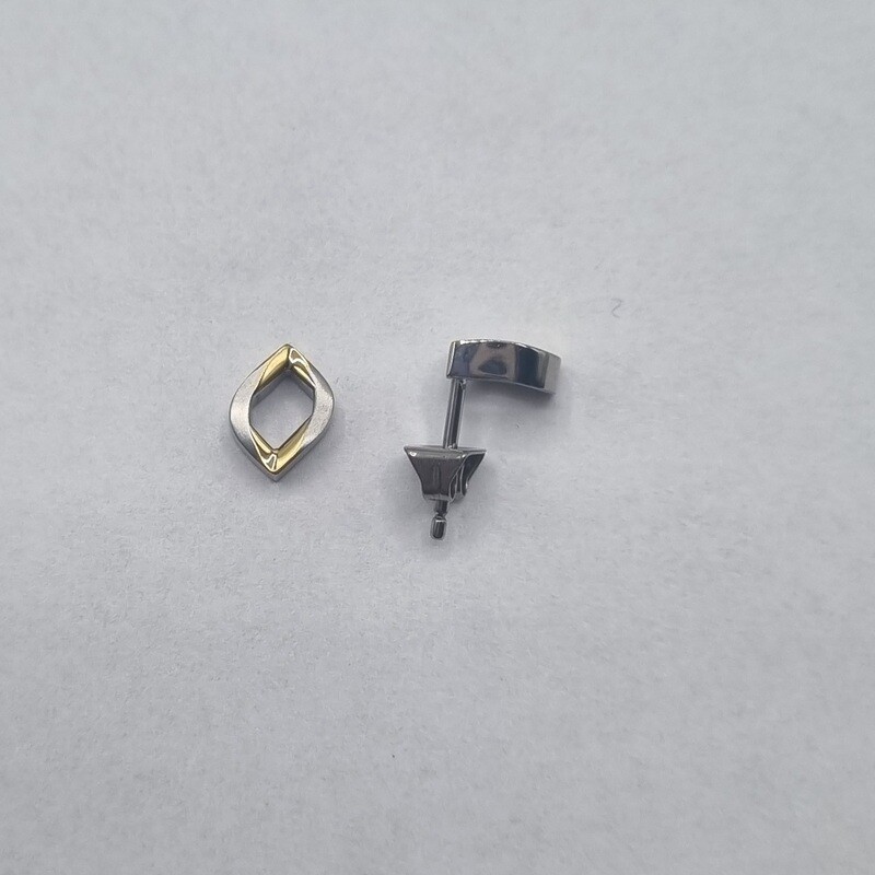 Ohrstecker  Titan Vergoldet